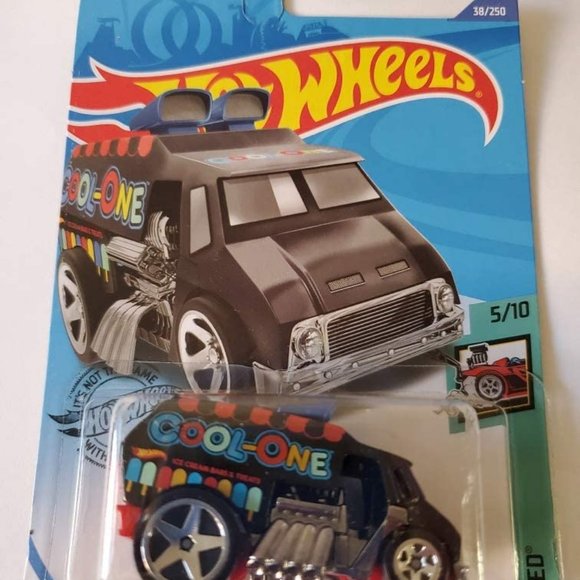 Hot Wheels 2020 Tooned Cool-One, Black 38/250 - Picture 1 of 1